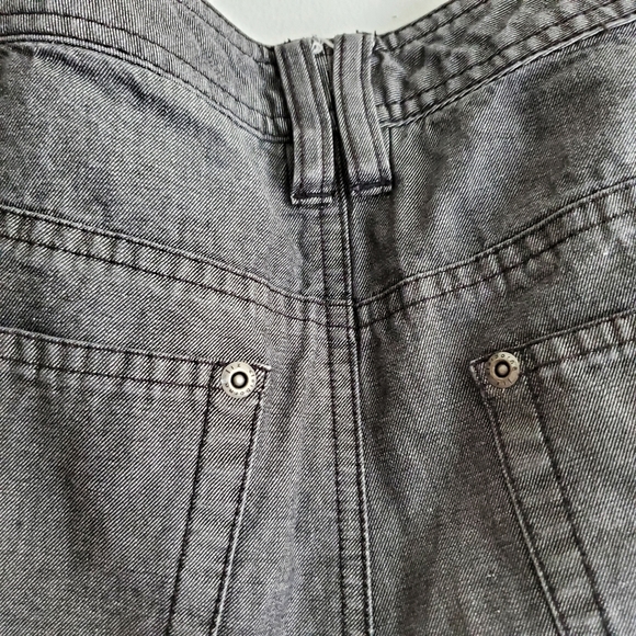 LIZ CLAIBORNE Capri Denim Gray Size 4 - Picture 6 of 8